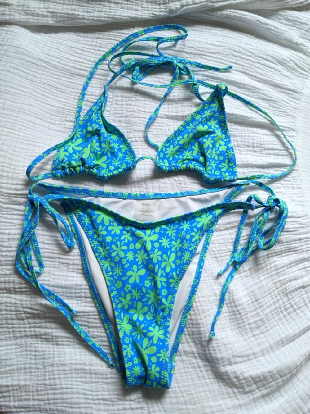 Bright Swimwear Bikini Set Top Bottom Ocean Dream Size S/XS - Picture 3 of 5